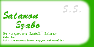 salamon szabo business card